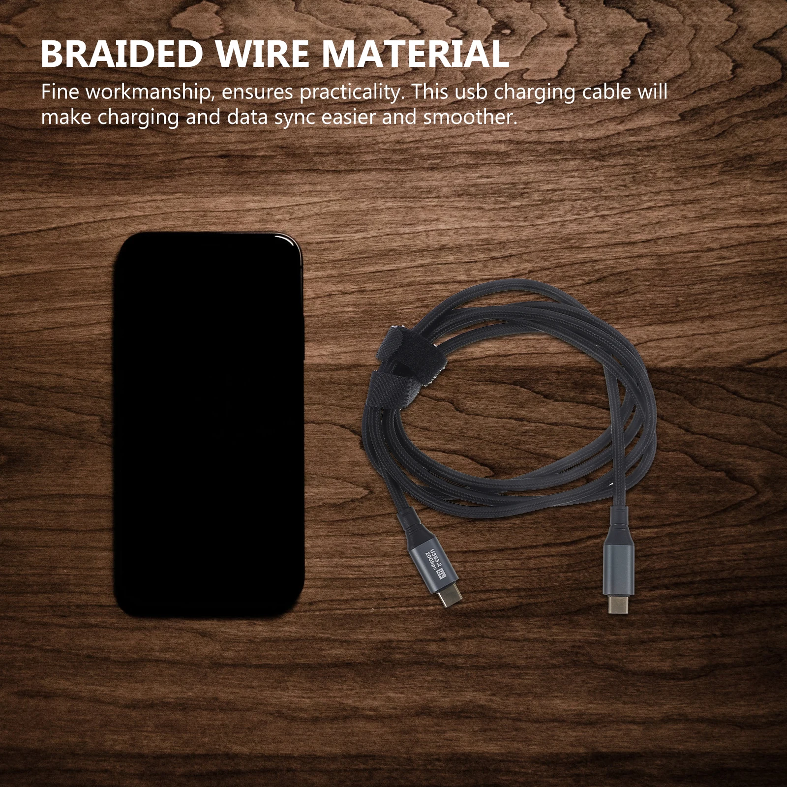 

Fast Charging Type-C Data Cable 20Gbps Usb 3.2 8K Display Sync Cord Portable Charging Line For Phone Accessories Durable