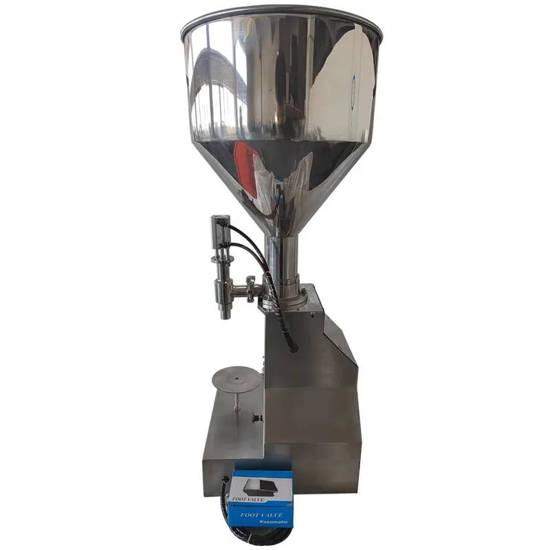 Small commercial machine - large filling range semi-automatic oil filling machine for chemical applications packaged in barrels