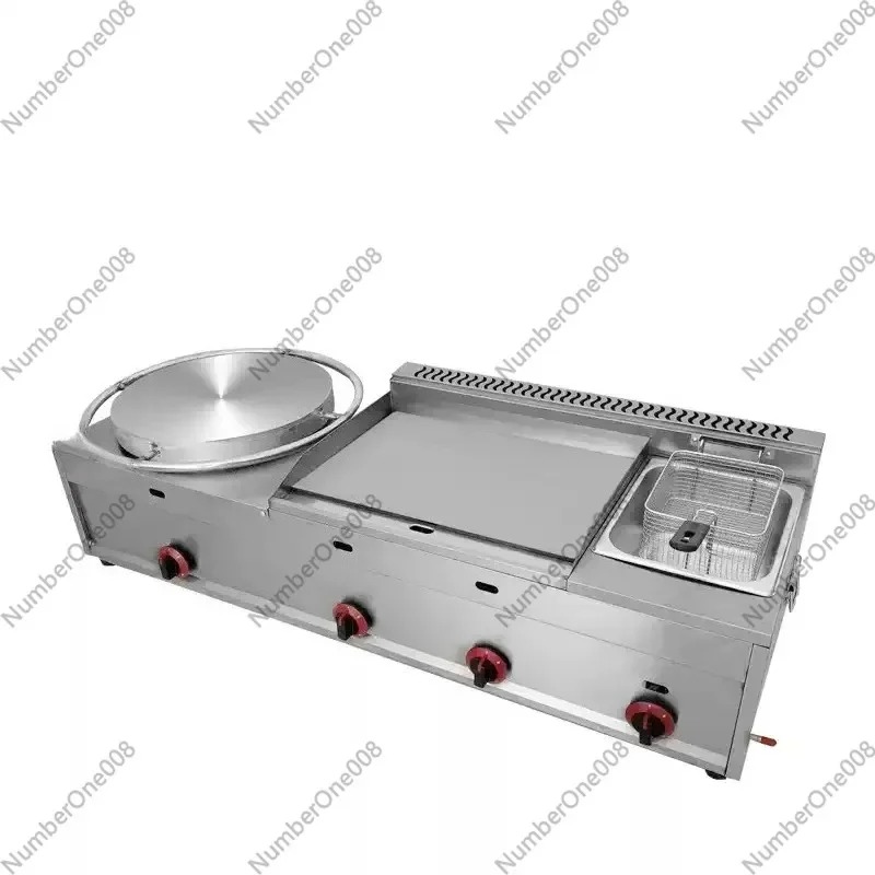 

For Pancake machine grill all in one machine commercial stall combination stove