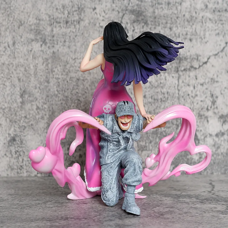 Anime One Piece Figures Boa Hancock Sitting Posture Hancock PVC Gk Model Statue Collection Doll Kids Toys Gifts 20cm