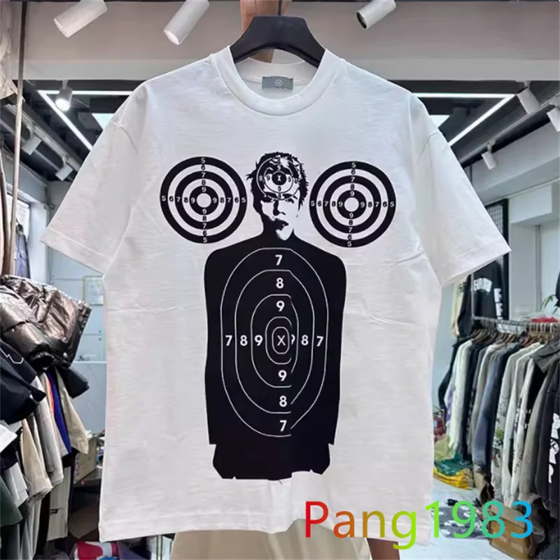 

2024 Summer Creative Fun Printed T-shirt Men Women Simple Short Sleeve Top Oversize Casual T Shirt