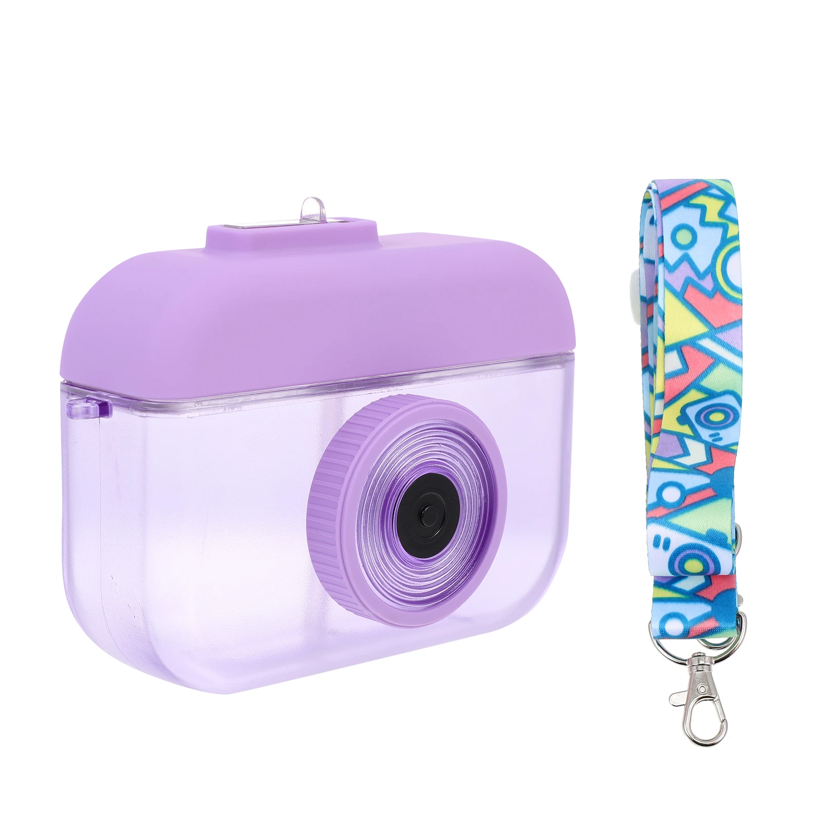 

Camera Shaped Water Cup Plastic Cute Girl Bottle Portable Sports Outdoor Leisure Toddler Kid Smooth Surface