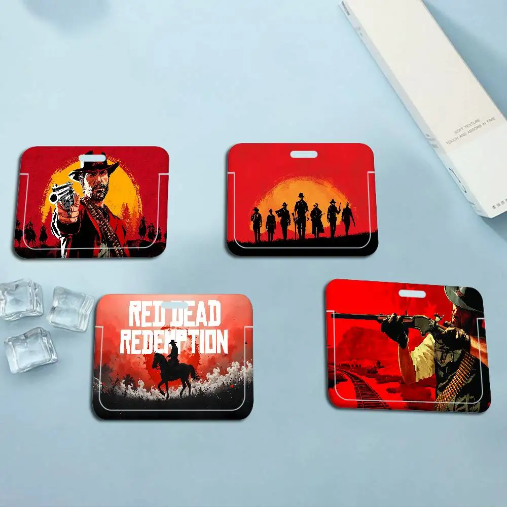 

Популярный держатель для пропусков и карт R-Red D-Dead R-Redemption, держатель для студенческих билетов, шнурок для карт, шейный ремешок