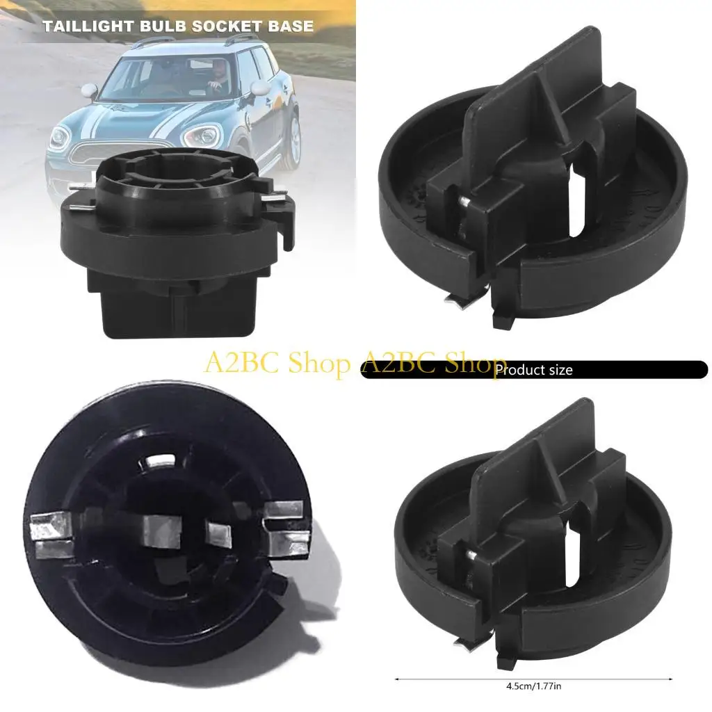 A2BC Precise Heat Resistant Tail Light Bulb Mounting Base Bracket For R55 R56 R57 R58 R59 R61 ABS Construction 63212756177