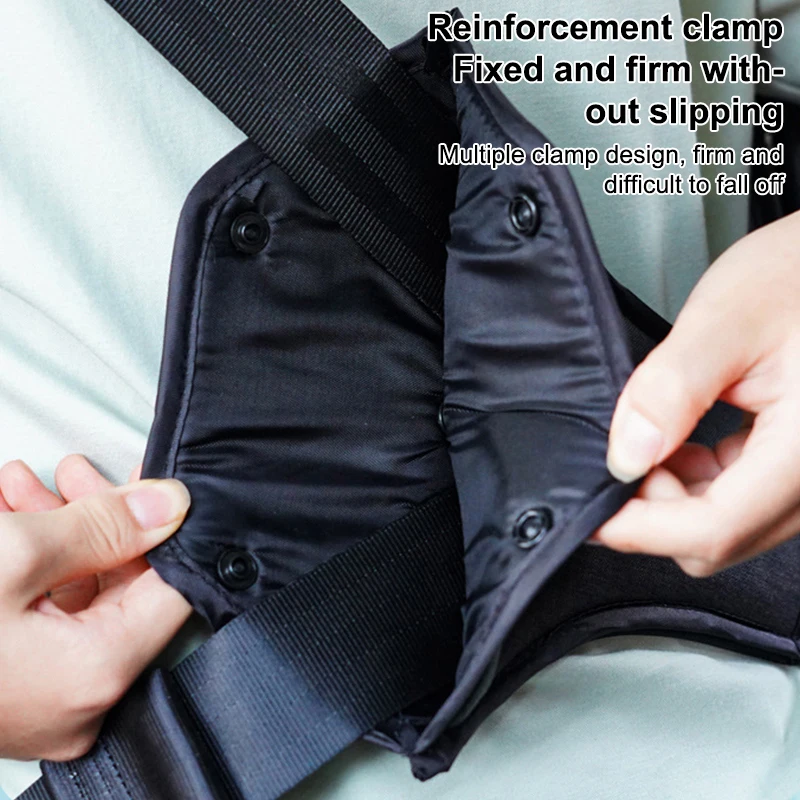 Housse de ceinture de sécurité universelle pour voiture, Triangle souple et réglable, Clips de Protection Anti-cou pour enfants