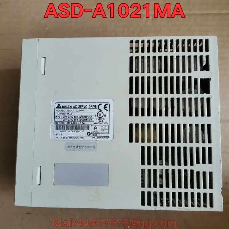 اختبار وظيفة محرك سيرفو ASD-A1021MA مستعمل عادي