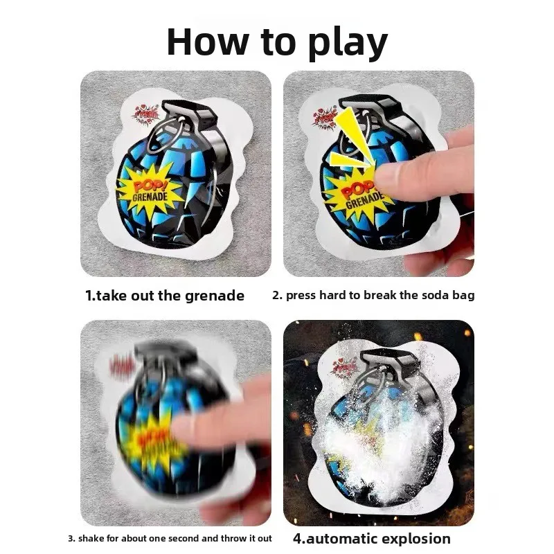 لعبة Iatable ذاتية التدمير هدية عيد الأطفال ألعاب مزحة إبداعية ألعاب ألغام أرضية متفجرة قنبلة صغيرة Pa #4
