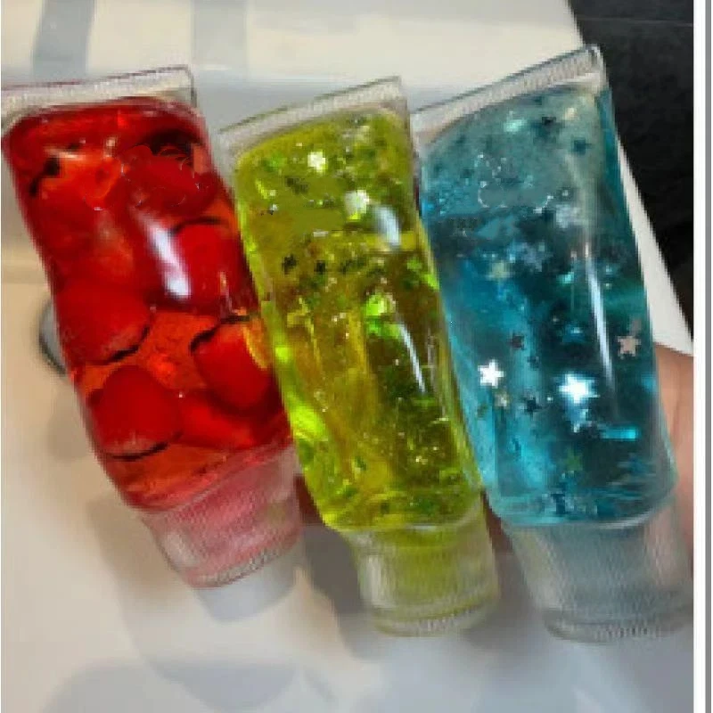 Toothpaste Tube Squishy Toy Crystal Slime Filler Sensory Toys Anti-Stress Ball