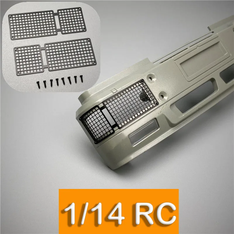 Metal Simulation Light Network Upgrade Accessories for Tamiya 1/14 RC Truck for MAN JX F2000 Car