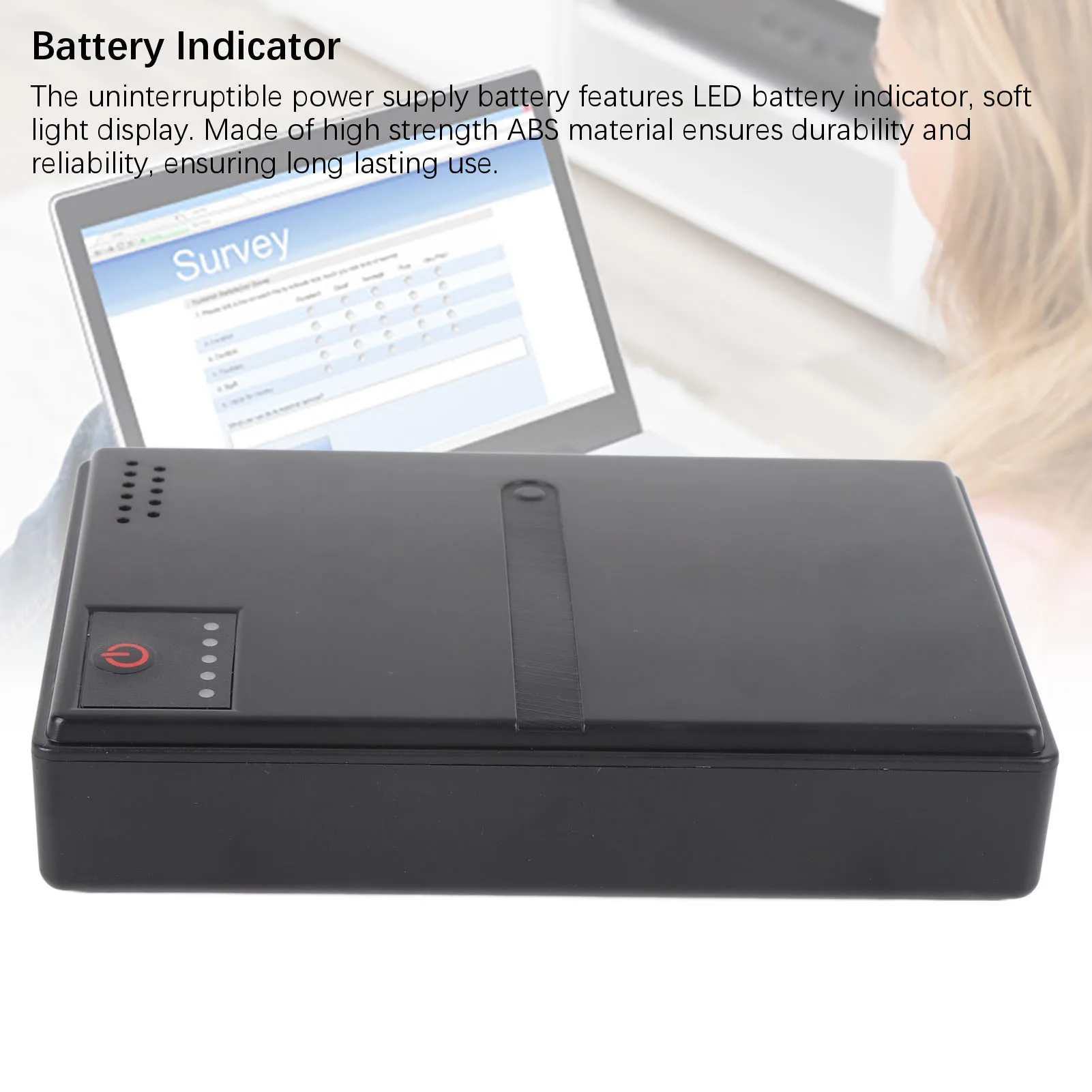 Mini UPS 5V 9V 12V 18W DC USB POE LAN, alimentation sans interruption multi-sortie, batterie de secours 7200mAh pour routeur Modem optique