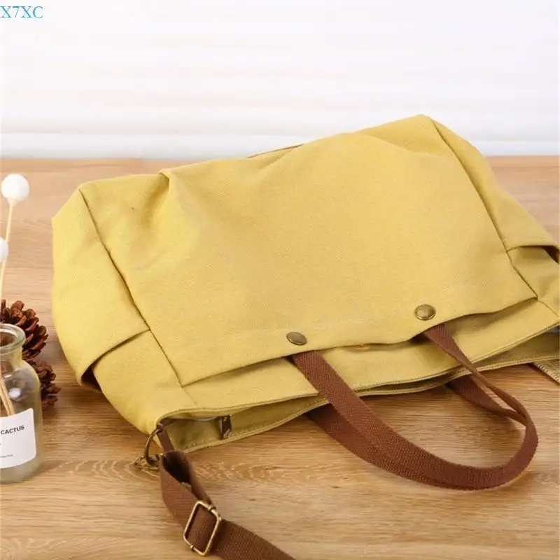 

X7XC Multipurpose Canvas Handbag Versatile Crossbody Bag with Ample Storage Space for Women and Men Convenient Shoulder Bags