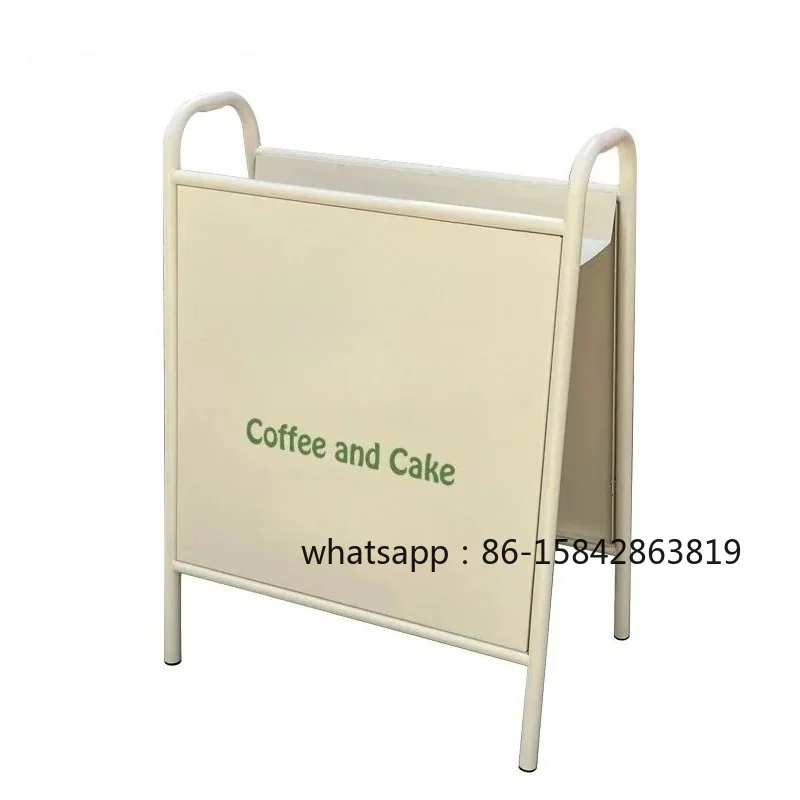 Chic Outdoor Coffee Sign: Customizable Mobile Welcome Billboard