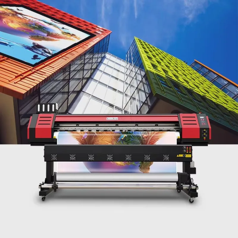 Digital Print On Home T Shirt Vinyl Eco Solvent Inkjet Printer With Cutting Plotter Logo Sticker Machine I3200 Xp600 Dx5 Head