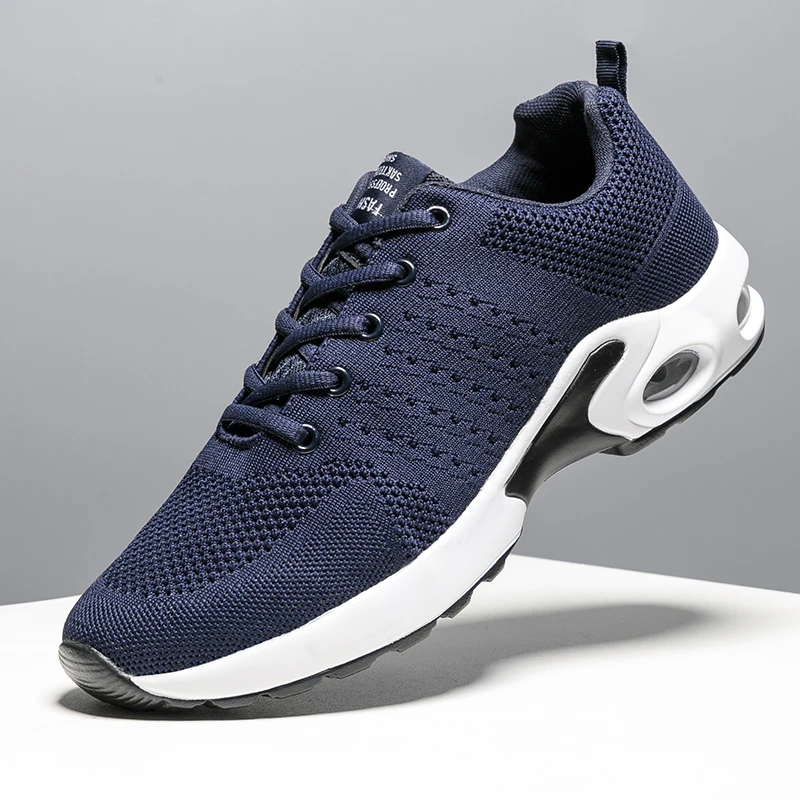 

Women Men Sneakers Summer Outdoor Breathable Air Cushion Running Shoes Mesh Lace Up Gym Fitness Training Plus Size 36-45