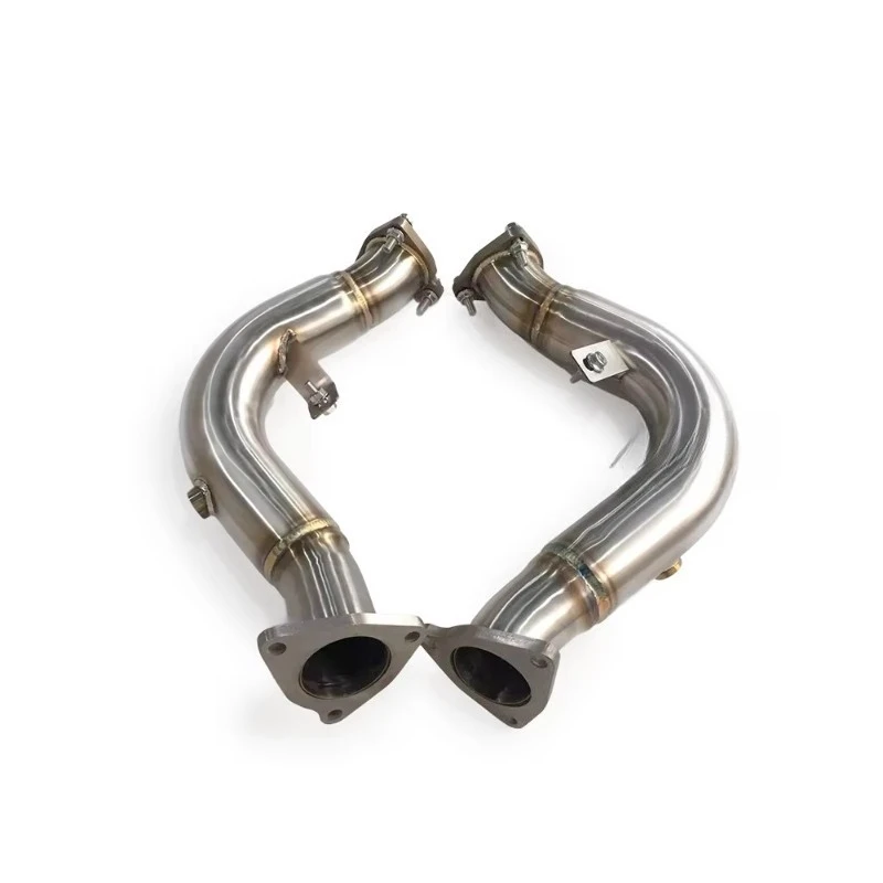 High-performance Straight-through Exhaust Pipe Factory Customized for Audi A7 3.0T 2013-2017 Stainless Steel Downspout Converter