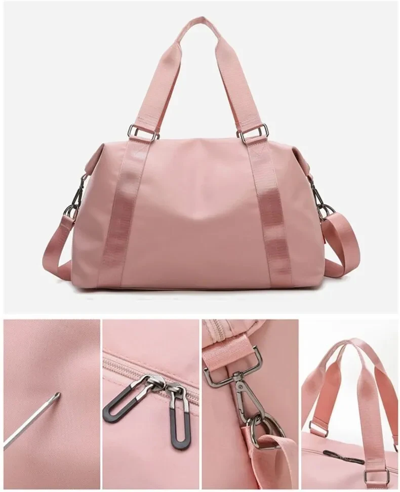 ميكي ميني ماوس حقيبة الأمتعة رسالة A-Z سعة كبيرة اللياقة البدنية حقيبة يد امرأة الموضة الكرتون ملابس السفر أكياس تخزين الأحذية