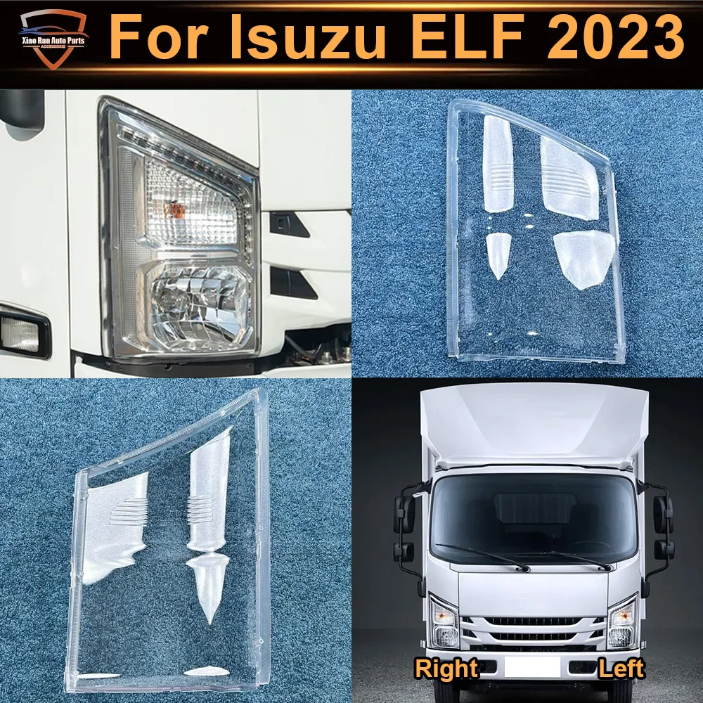 

Headlight Cover Headlamp Shell Mask Transparent Lampshdade Lens Plexiglass Auto Replacement Parts For Isuzu ELF 2023 Glass Cover