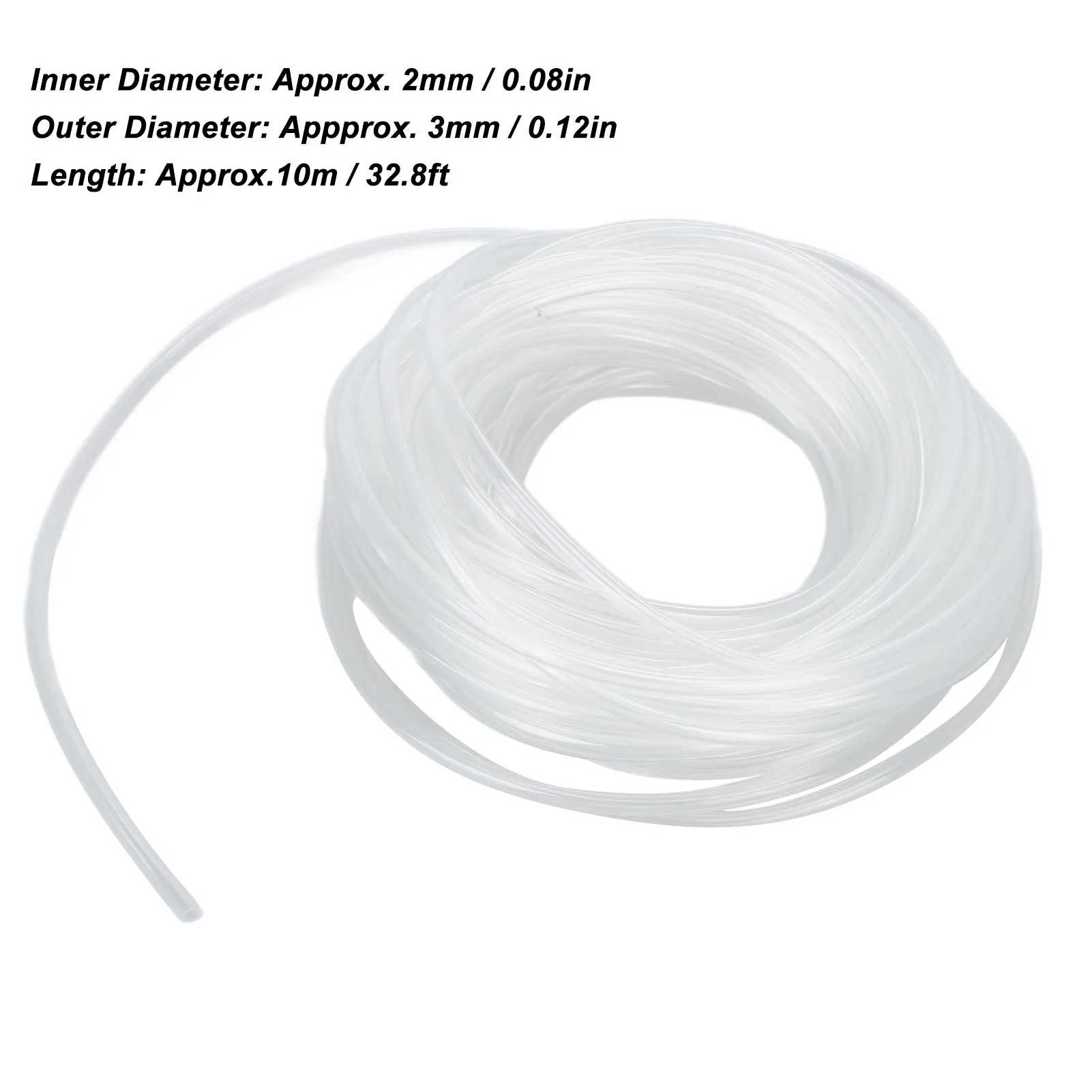 Hearing Aid Earmold Tube 32.8ft Length Earmold Hearing Aid Tubing  Transparent PVC Hearing Aid Tube Hearing Aid Tube