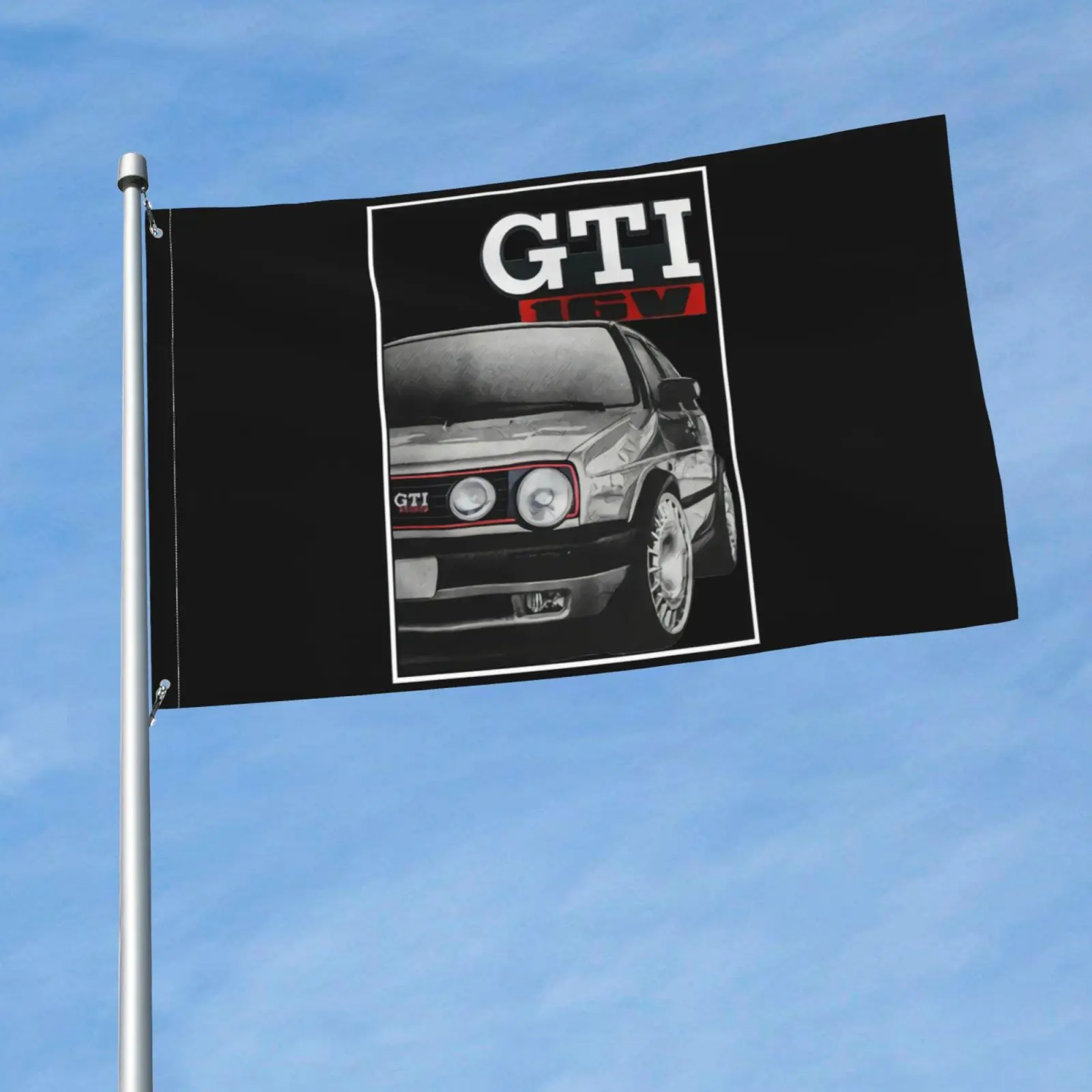 Golf Gti Mk2 Flag Banner Vivid Printed Parade Sport Banners Decoration Birthday Decoration