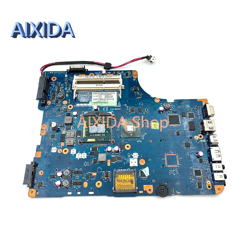 AIXIDA NSWAA LA-5321P K000092540 K000092510 For Toshiba Satellite L500 L550 Laptop Motherboard 15.6 inch HM55 DDR3 Free CPU