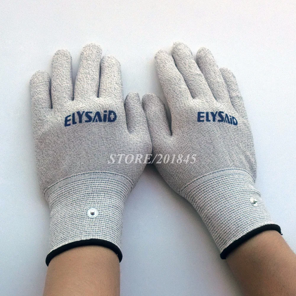 5 Sets=15 Pairs Electrical Stimulator Conductive Fiber TENS/EMS Massage Gloves Socks Electrotherapy/Facial Conductive Knee Pads