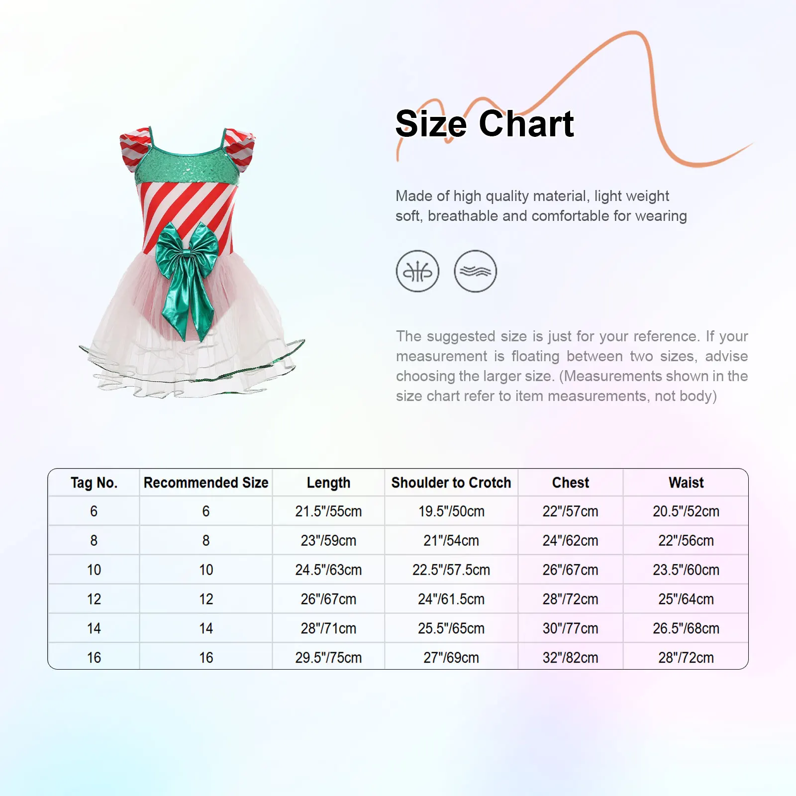 Ragazze Ginnastica Natale Canna di Caramella Costume Cosplay Paillettes Lucide Strisce Balletto Tutu Vestito Tuta Festa di Natale Body Vestito