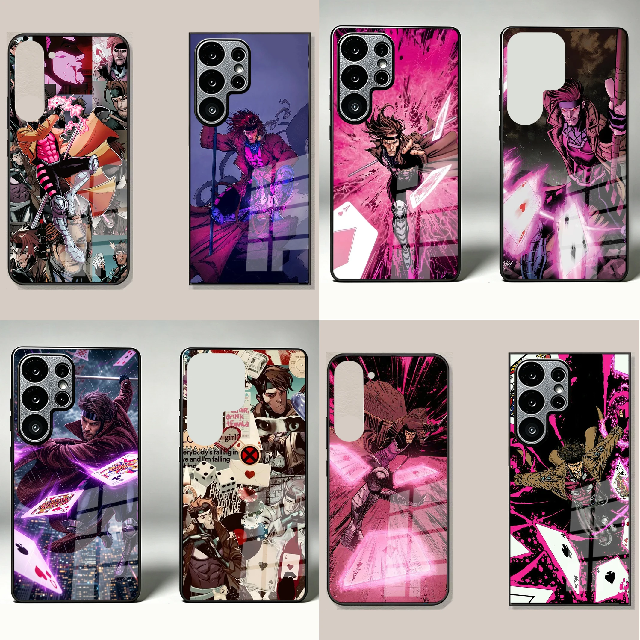 Gambit Sleek Slim Shockproof Phone Case For Samsung Galaxy S26 S24 FE S25 EDGE S23 S22 ULTRA S21 S20 PLUS S10 LITE Glass Photo M
