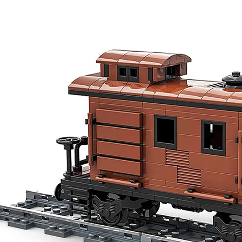 ชุดตัวต่อรถเบรกเก่า 262 ชิ้น MOC แบบประกอบเองได้ ของเล่นเด็กยอดนิยม ชุดตัวต่อเพื่อการศึกษา ของขวัญวันเด็กผู้ชาย