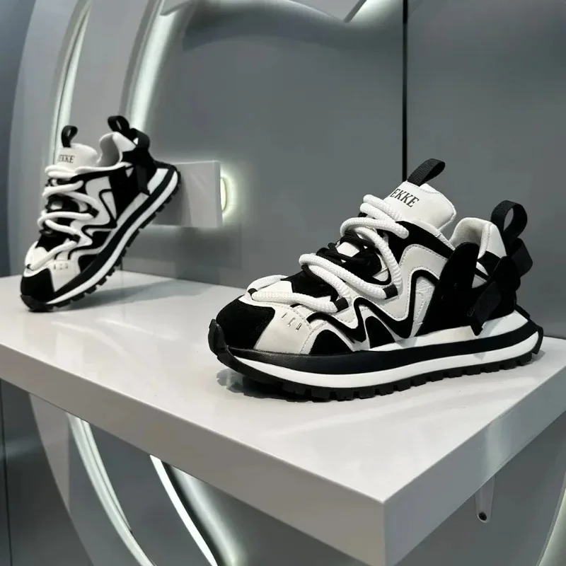 2026 العلامة التجارية الأصلية الرجال أحذية رياضية احذية الجري الرجال رياضي عدم الانزلاق أحذية فلكنيز عادية الدانتيل احذية الجري تنيس Masculino