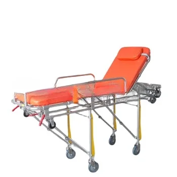 Stainless Steel Stretcher Car Medical Patient Transfer Car Trolley Hospital Rescue Bed Transfer Flat Car