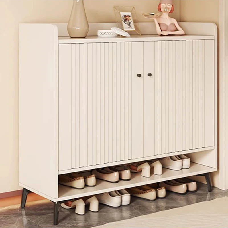 

Multifunctional Display Shoe Cabinets Organizers Minimalist Nordic Balcony White Shoe Rack Bathroom Hallway Zapatero Furniture