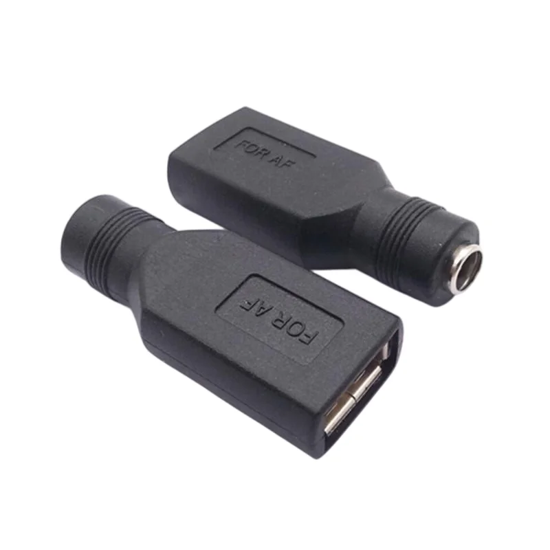 USB Female to DC Female Converter 12V DC5.5X2.1 F to USB F Plug 5V Charging Adapter Laptop PC USB Power Extend Connector