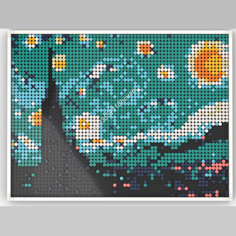 

2648 шт. MOC Звездная ночь, нано, строительные блоки, рождественский подарок, инструменты для развития пространственного воображения, топ для детей дошкольного возраста