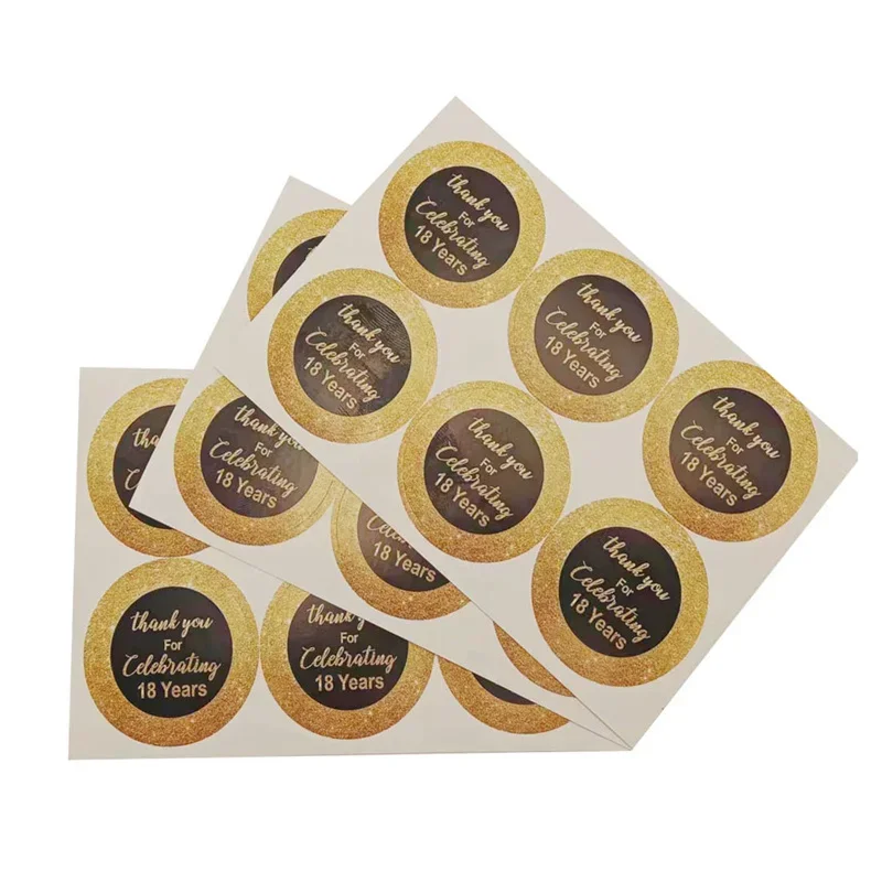 30/40/50/60 лет, этикетка с днем рождения, наклейка для взрослых, с днем рождения, юбилей, вечеринка, конфеты, подарочная сумка, коробка, запечатанная этикетка