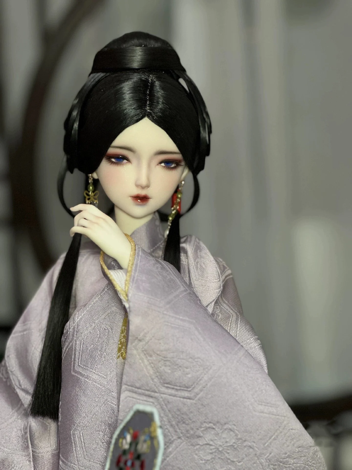 1/4 1/3 Costume antico parrucca BJD cinese Hanfu fata capelli lunghi parrucche retrò per BJD/SD MSD SD13 ragazza accessori per bambole SSDF C2401