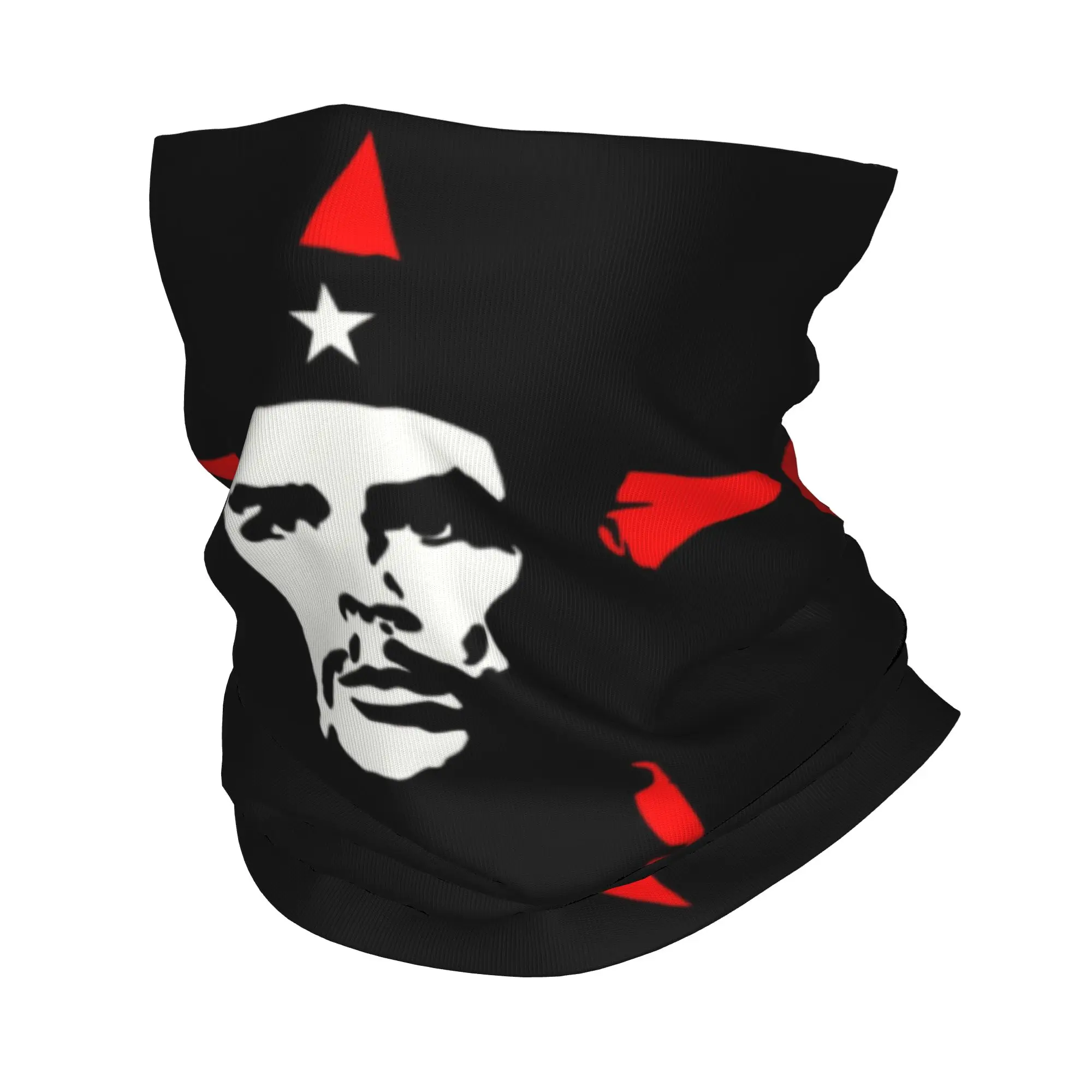 

Cuba Hero Che Guevara Winter Headband Neck Warmer Men Women Ski Hunting Tube Scarf Cuban Socialism Freedom Face Bandana Gaiter