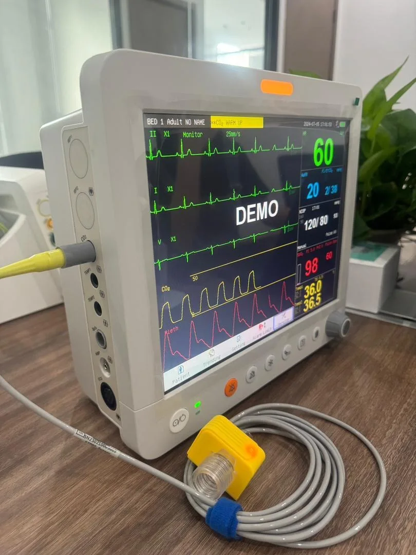 Veterinary Multiparameter Patient Monitor Etco2 Veterinarier Capnography Fico2 Monitoring Solution