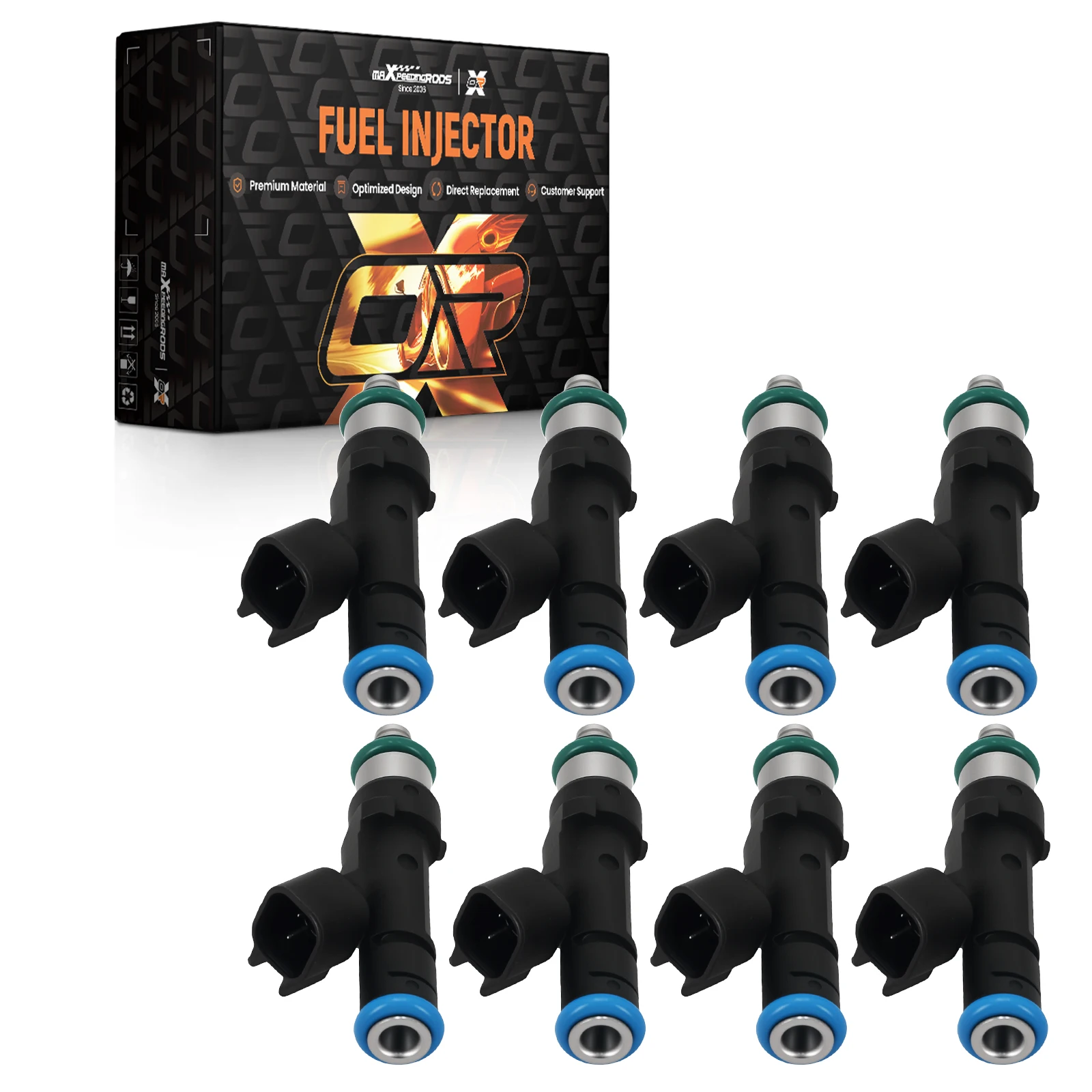 

8x Fuel Injectors for Ford F-150 Heritage 2004 V8 5.4L 3L3E9F593D5A FJ953