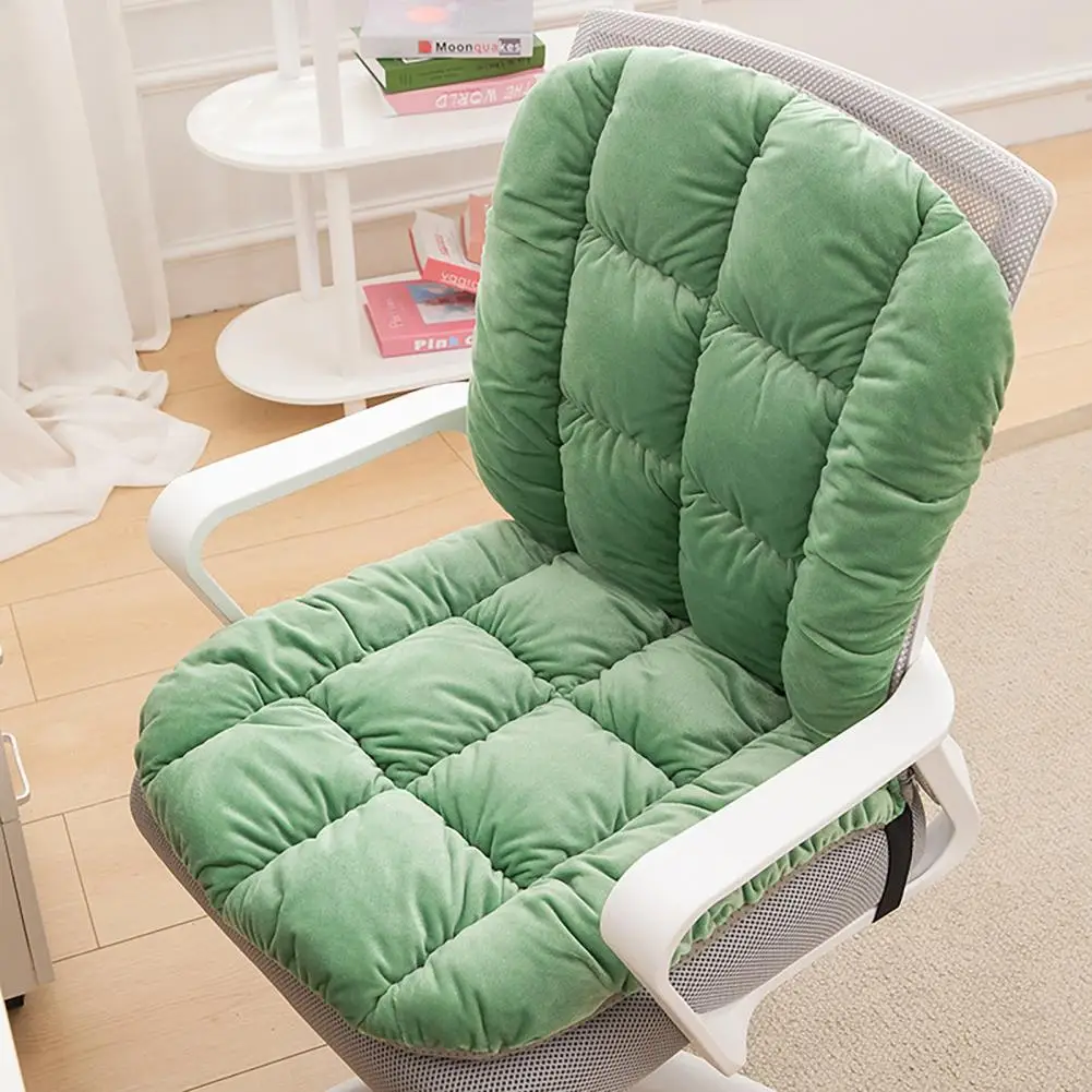 Office Chair Cushion Deform-resistant Seat Cushion Thickened Winter Chair Cushion with Removable Washable Cover for Office