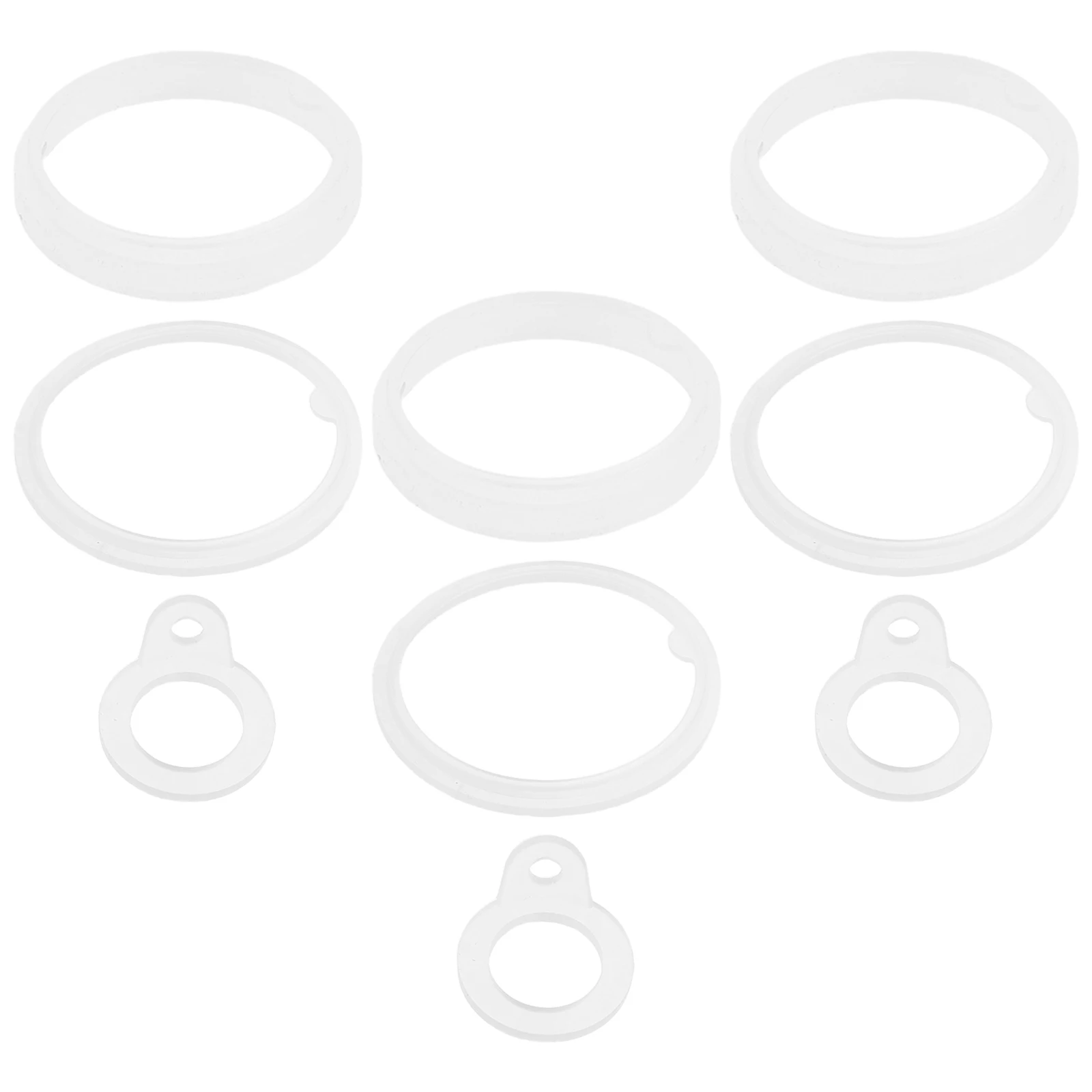 

9Pcs Replacement Silicone Lid Seals for Water Bottles - High Performance Gaskets Compatible with Flip Spout Flask Caps
