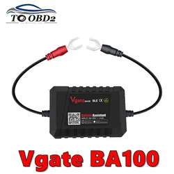 Original Vgate BA100 12V Car Battery Tester Monitor Bluetooth 4.0 Car Battery Assistant Work with iOS and Android Battery helper