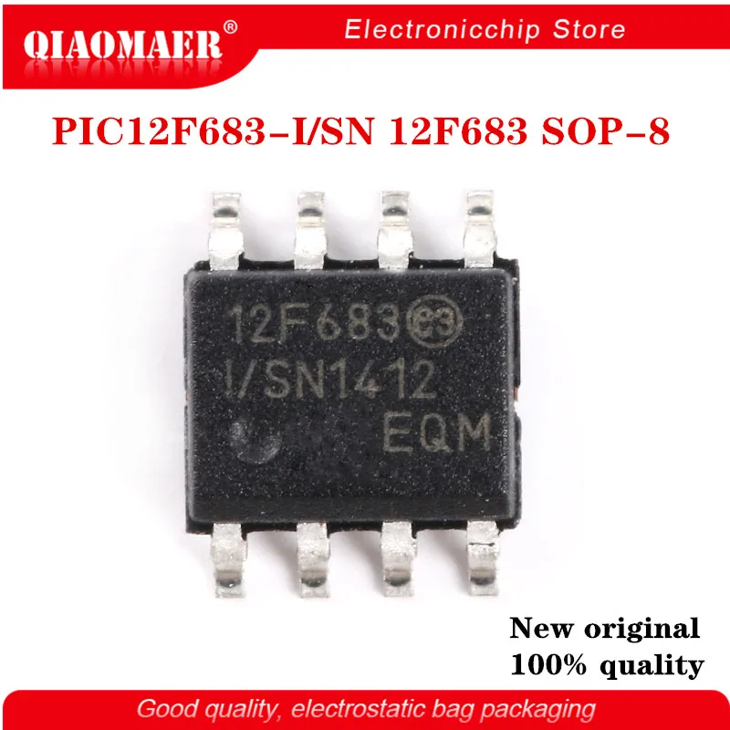 5 PÇS/LOTE PIC12F683-I/SN SOP8 PIC12F683-I SOP PIC12F683 SMD 12F683 SOP-8 PIC12F683-I/SN DIP-8
