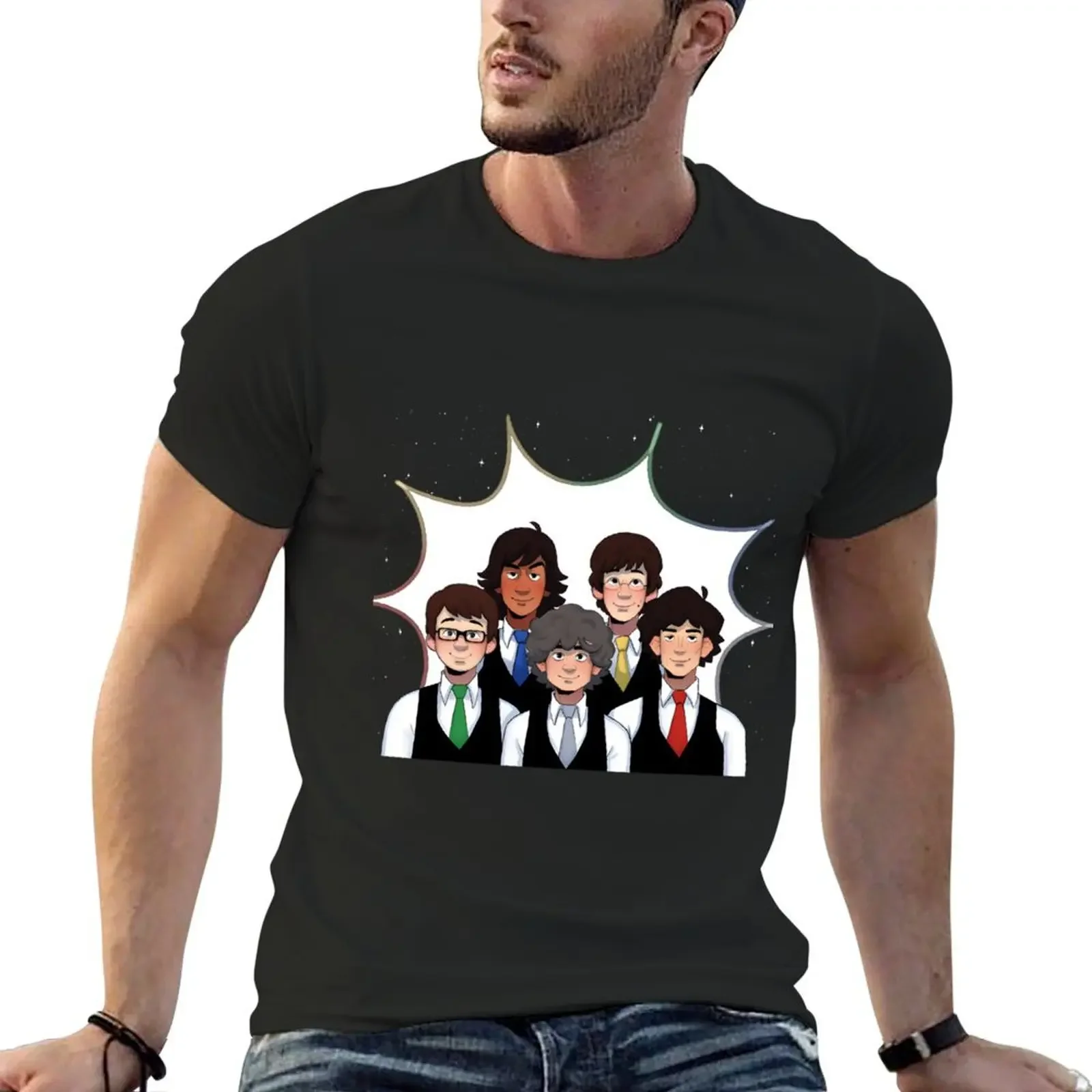 Tally hall anime art T-Shirt hippie clothes plus sizes oversizeds mens plain t shirts