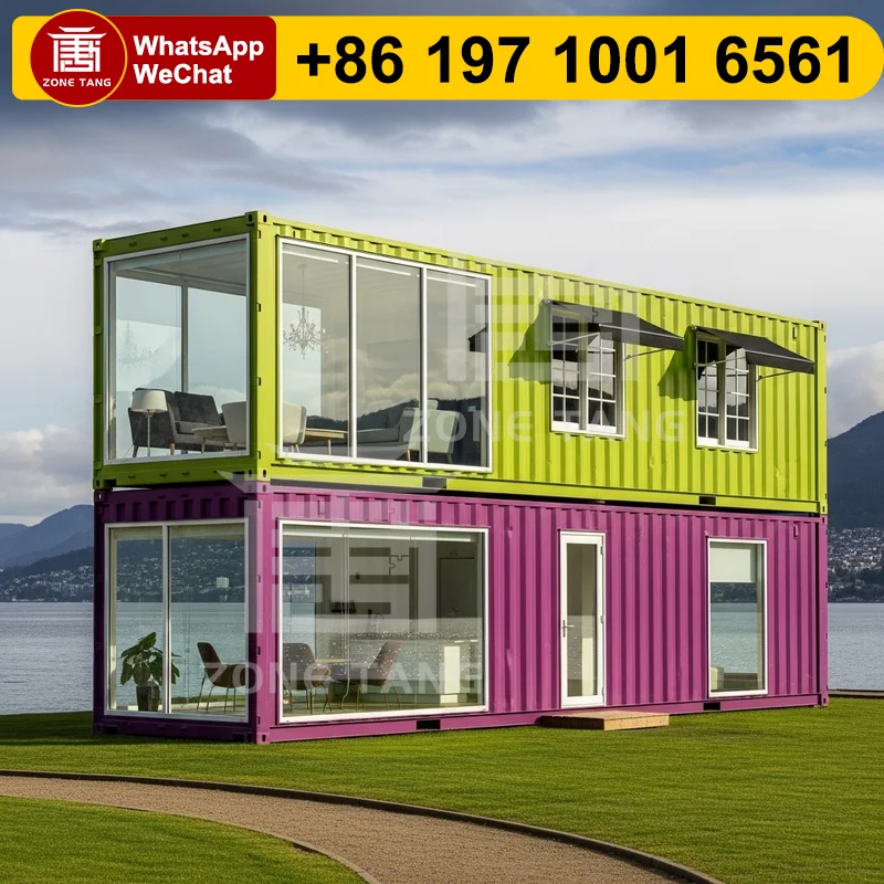 

Solar Ready Container House Flat Pack House Temporary Housing Wind Resistance Readymade Homes Modular Prefab Container System