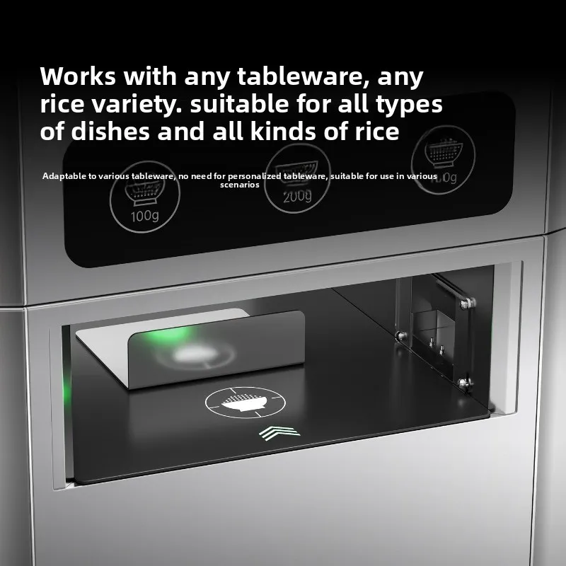Automatic rice machine commercial school factory canteen restaurant, intelligent timing quantitative rice machine customization