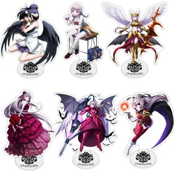 15CM Hot Anime OVERLORD Figures Albedo Cosplay Acrylic Stands Model Exquisite Plate Desk Decor Prop Fans Christmas Gift