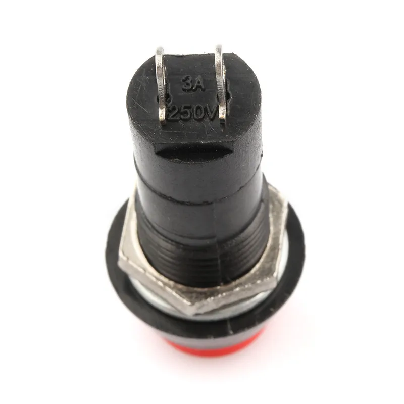 1/6 PCS,Momentary/Locking,PBS-11A/B,2 Pin,Mini Round Push Button Switch,Electrical Equipment,12MM Panel Hole,3A 250VAC/1A 125VAC