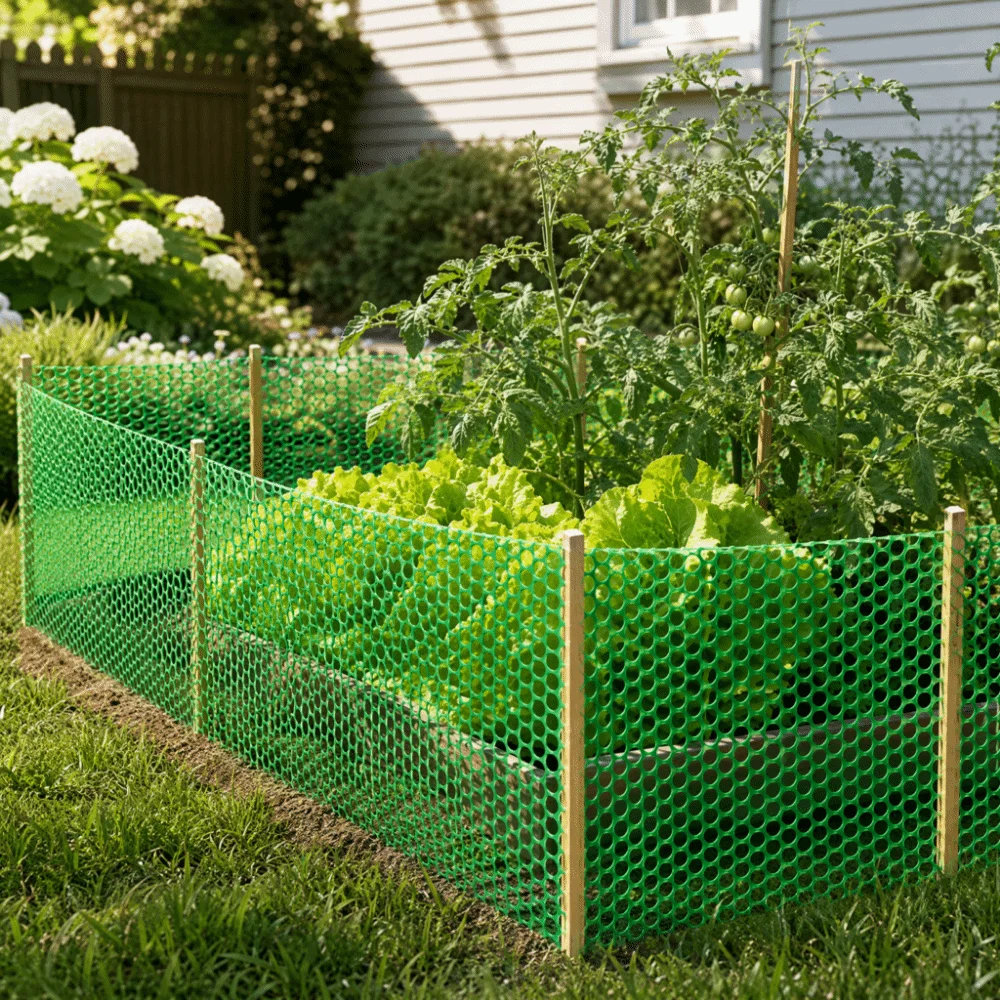 Thickened Plastic Net Hexagonal Fence Fall Prevention Net Garden Fence Net Heavy Duty Mesh Poultry Wire Poultry Farm