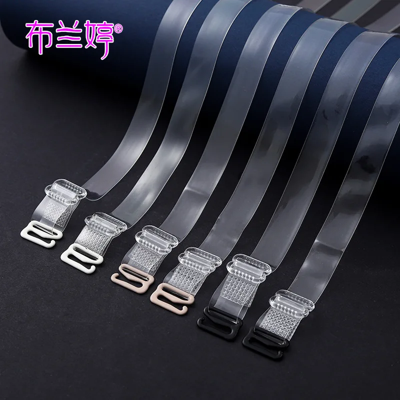 

Women Clear Bra Straps Invisible Transparent Elastic Bra Belt Shoulder Straps Adjustable Underwear Intimates Accessories 10pair/