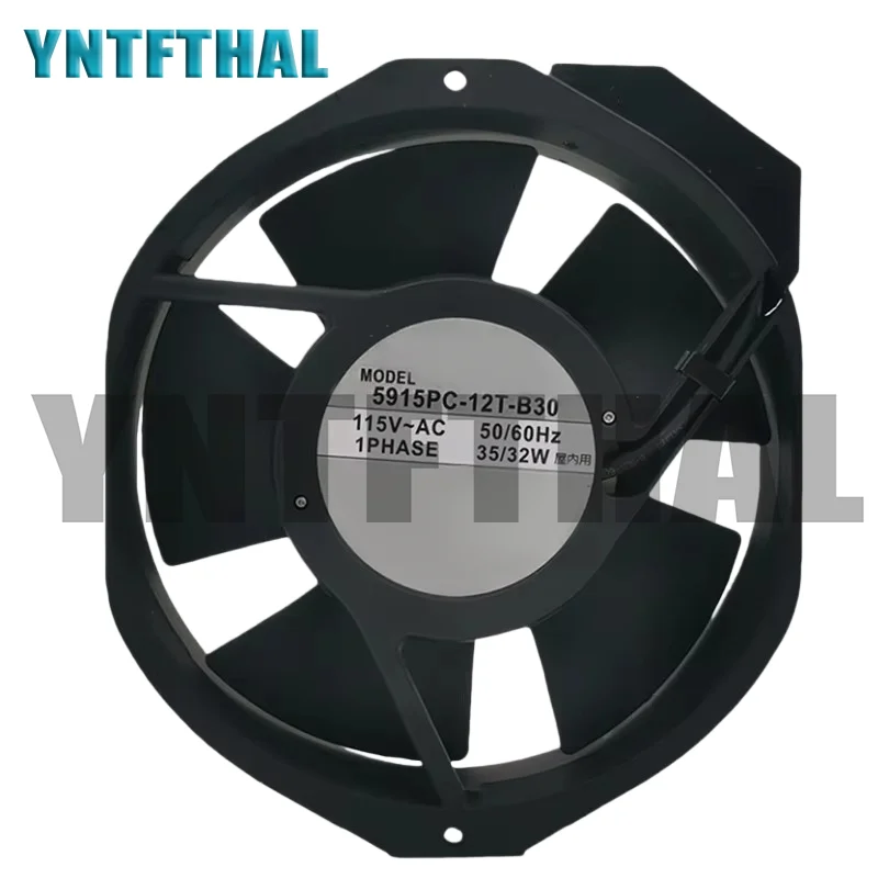 

170*150*38MM Aluminum Frame Cooling 5915PC-12T-B30 AC115V 35/32W Insert Machine Tool Cooler Fan New